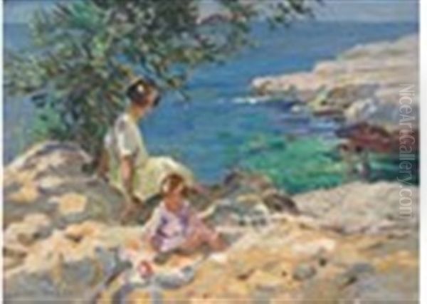 The Red Ball Oil Painting by Dorothea Sharp
