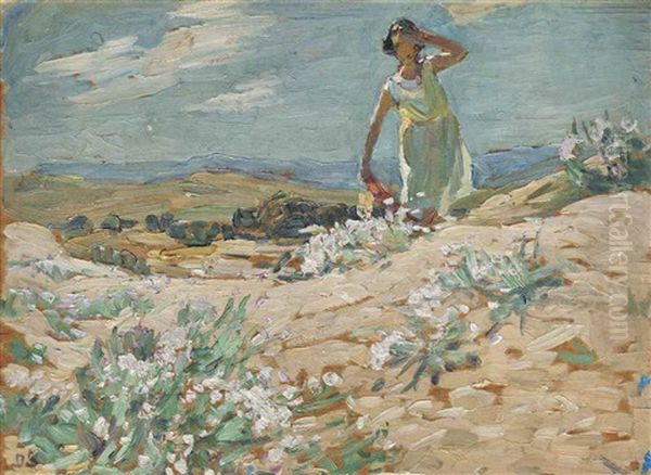 A Summer's Stroll Oil Painting by Dorothea Sharp