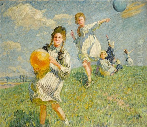 Glorious August Oil Painting by Dorothea Sharp