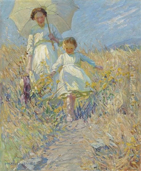 A Summer Stroll Oil Painting by Dorothea Sharp