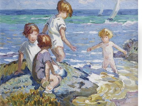 In The Shallows Oil Painting by Dorothea Sharp