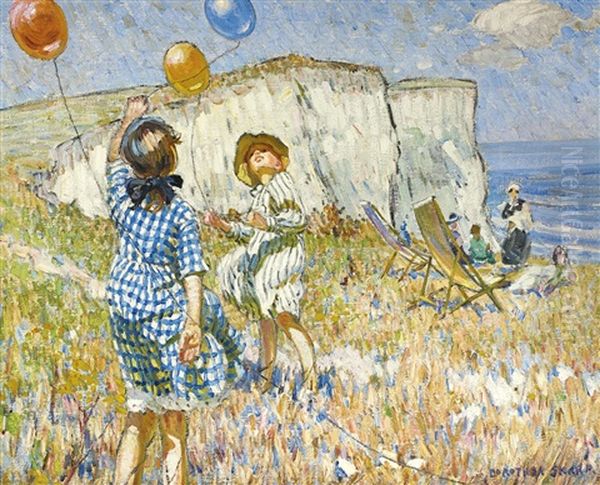 The Cliff Top Oil Painting by Dorothea Sharp