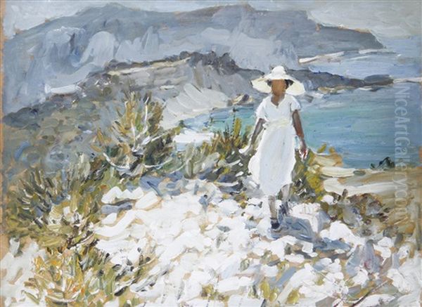 Cassis Oil Painting by Dorothea Sharp