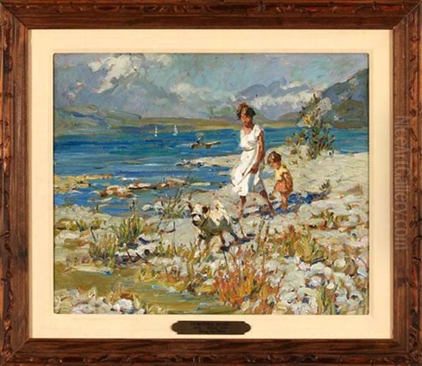 Along The Shore Oil Painting by Dorothea Sharp