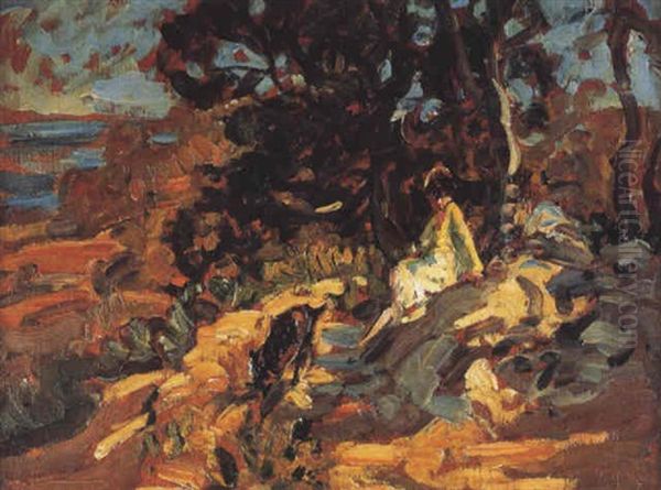 In The Shade Oil Painting by Dorothea Sharp