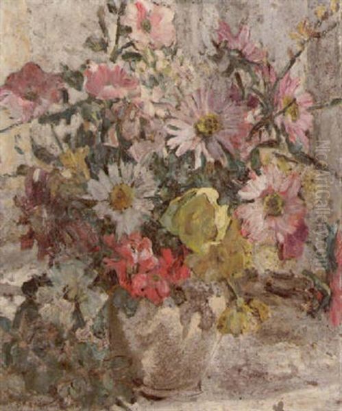 Flowers Oil Painting by Dorothea Sharp