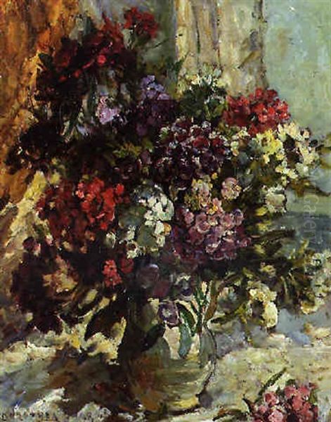 Wallflowers Oil Painting by Dorothea Sharp