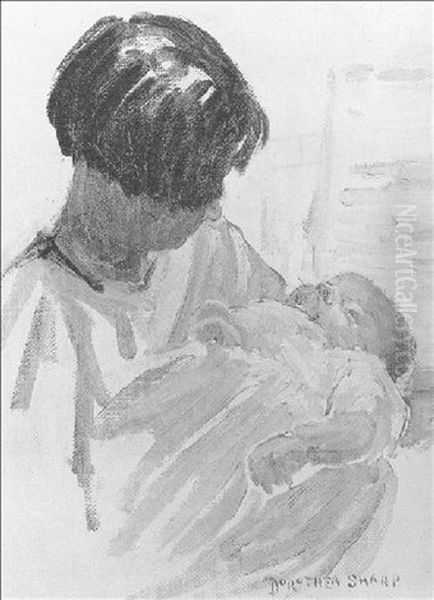 The New Arrival Oil Painting by Dorothea Sharp