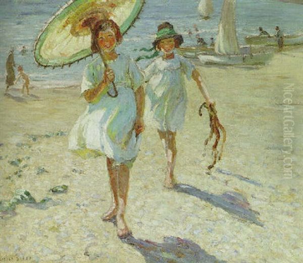 A Summer's Day Oil Painting by Dorothea Sharp