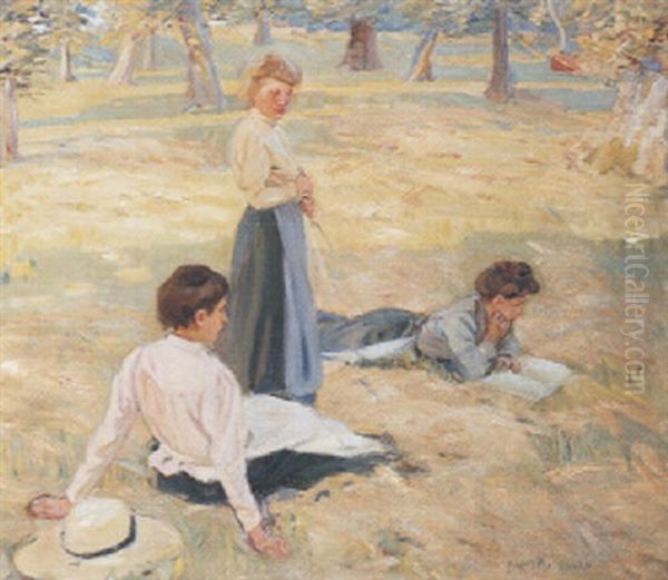 Lazy Days Oil Painting by Dorothea Sharp