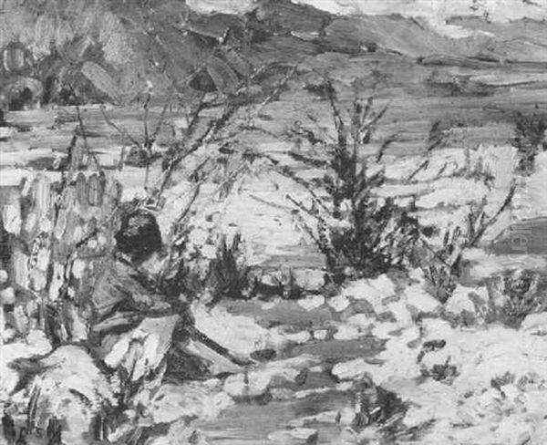 On The Water's Edge Oil Painting by Dorothea Sharp