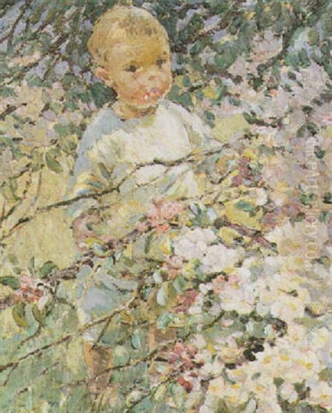 Blossom Oil Painting by Dorothea Sharp