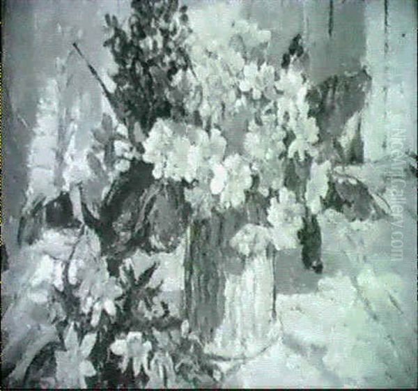 Primroses Oil Painting by Dorothea Sharp