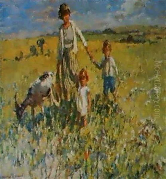 September Oil Painting by Dorothea Sharp