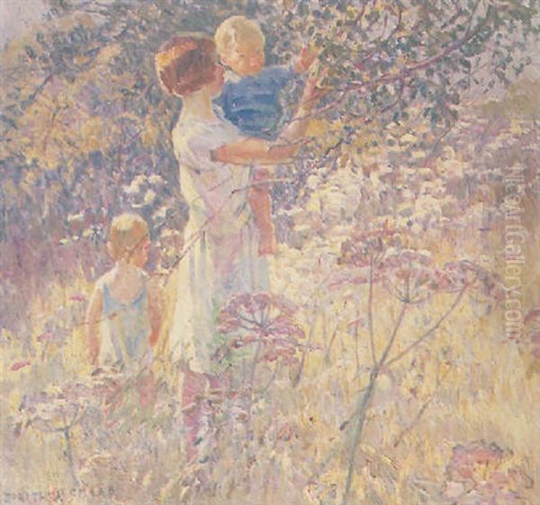 Everything In The Garden Is Lovely Oil Painting by Dorothea Sharp