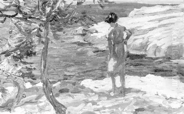 By The Cove Oil Painting by Dorothea Sharp