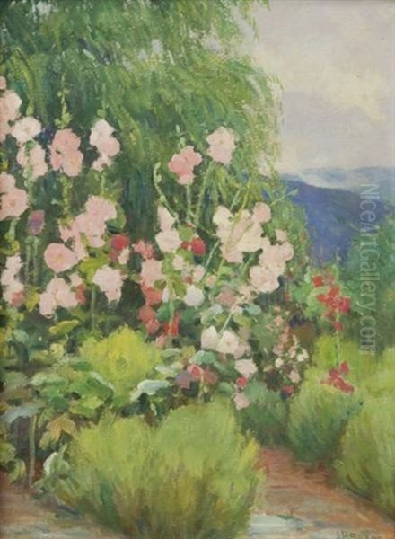 Untitled (spring Flowers) Oil Painting by Joseph Henry Sharp