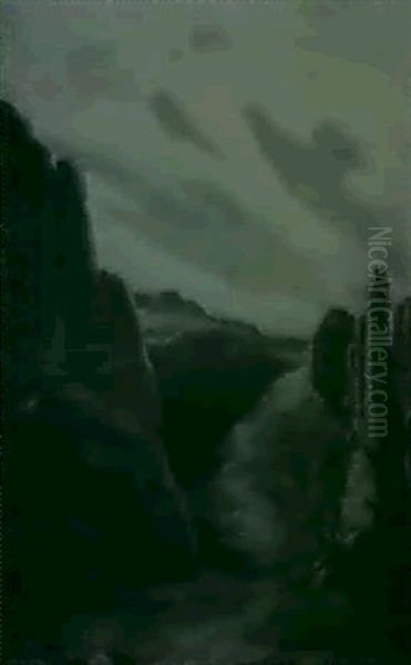 Acoma New Mexico Oil Painting by Joseph Henry Sharp