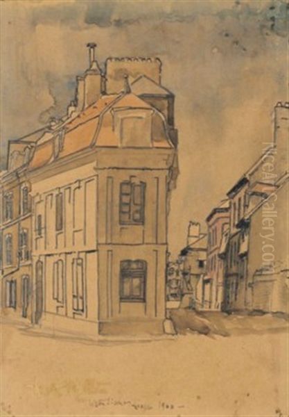Le Pollet, Dieppe Oil Painting by Walter Richard Sickert