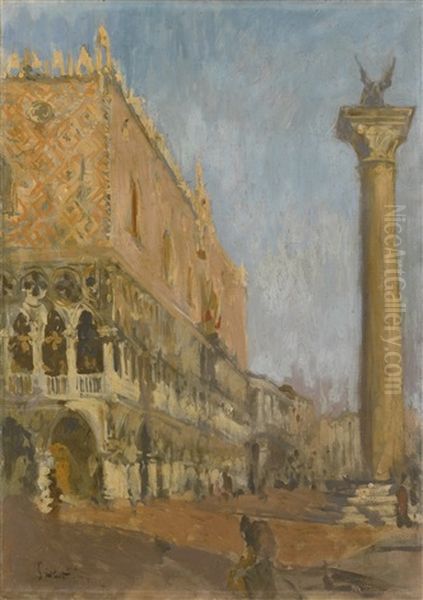 Doge's Palace, Venice Oil Painting by Walter Sickert