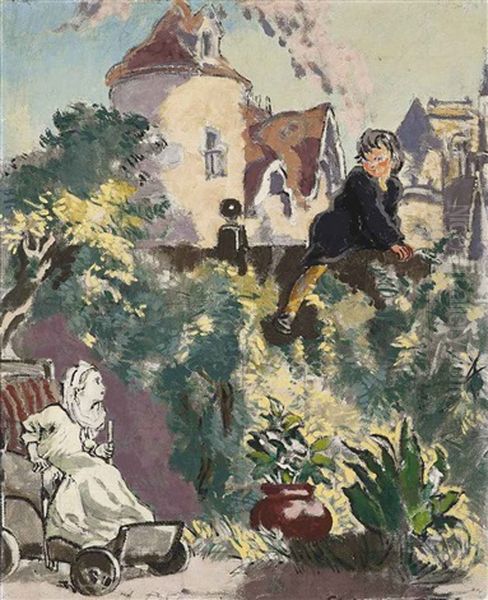 The Gardener's Daughter Oil Painting by Walter Richard Sickert