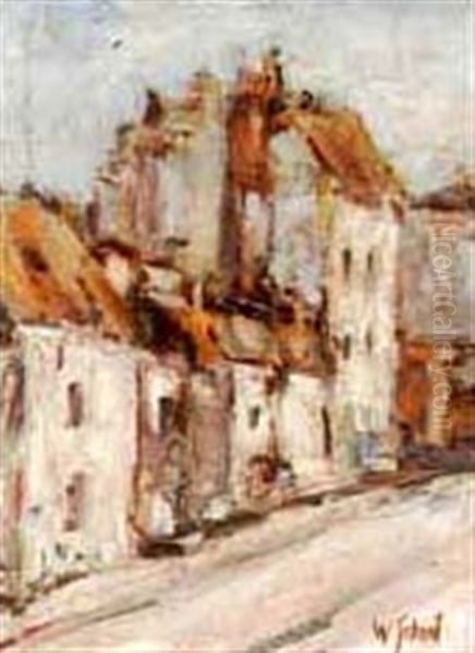 Rowhouses Oil Painting by Walter Richard Sickert