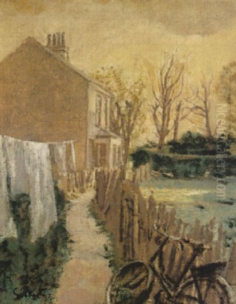 Albion Road Oil Painting by Walter Sickert