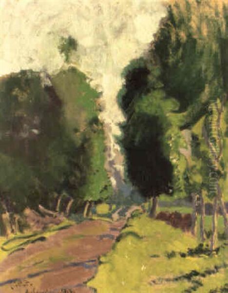 Auberville Oil Painting by Walter Sickert