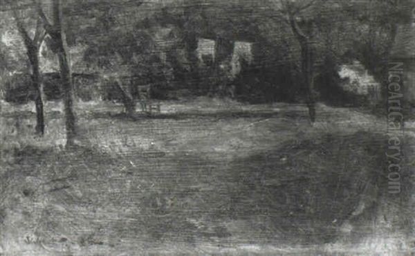 Orchard Oil Painting by Walter Sickert