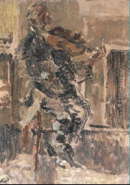 Old Heffel Of Rowton House Oil Painting by Walter Richard Sickert