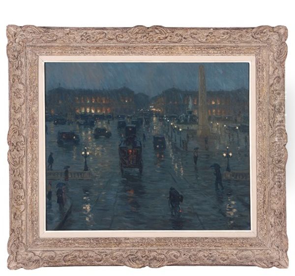Paris Oil Painting by Tavik Frantisek Simon