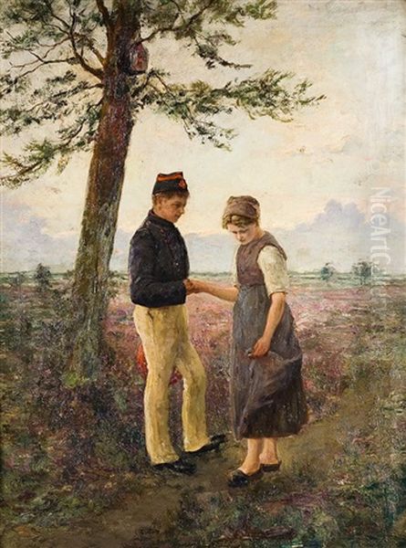 Galanterie Oil Painting by Frans Jan Simons