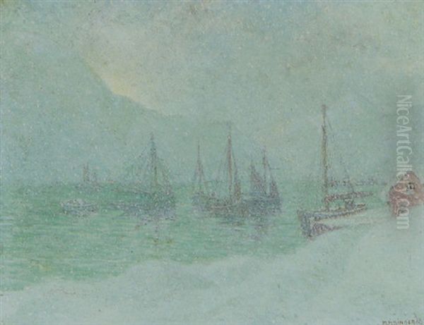 A New Day Oil Painting by William Henry Singer Jr.