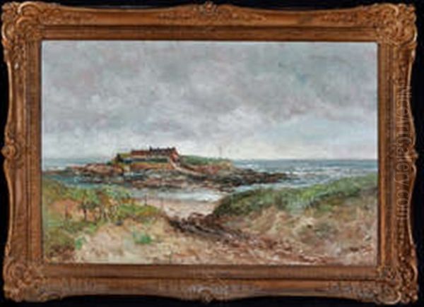 Bate's (st. Mary's) Island Oil Painting by John Falconar Slater
