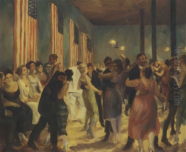 Hotel Dance, Santa Fe Oil Painting by John French Sloan