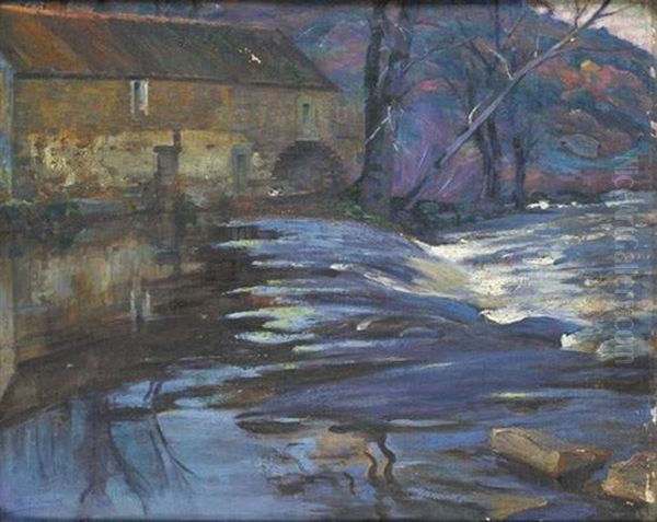 Moulin Sur Les Sedelles Oil Painting by Alfred Smith