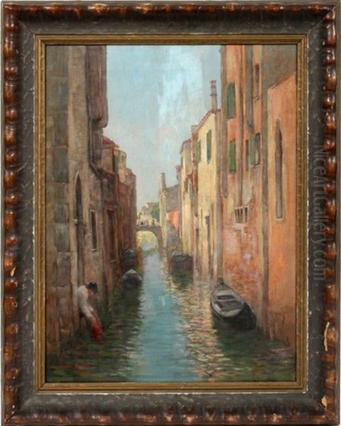 Venice Oil Painting by Frederick Carl Smith