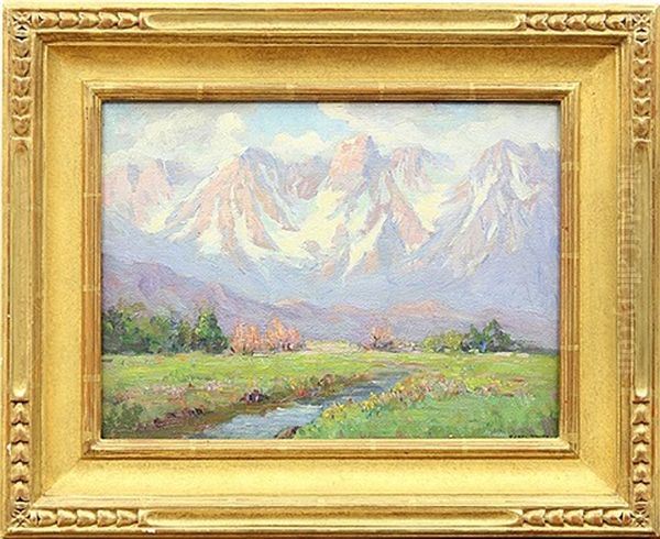 Mt. Humphries, Bishop, Ca Oil Painting by Frederick Carl Smith