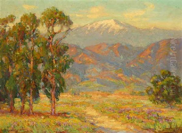 Eucalyptus Near Pasadena Oil Painting by Frederick Carl Smith