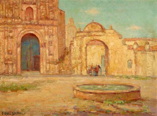 Iglesia Del Carmen - Cuernavaca, Mexico Oil Painting by Frederick Carl Smith