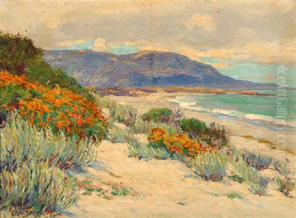 Along The Carmel Coast Oil Painting by Frederick Carl Smith