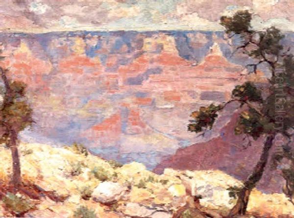 Grand Canyon Oil Painting by Frederick Carl Smith