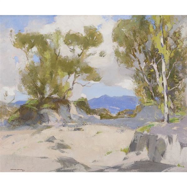 Beach Scene Oil Painting by Spence Smith