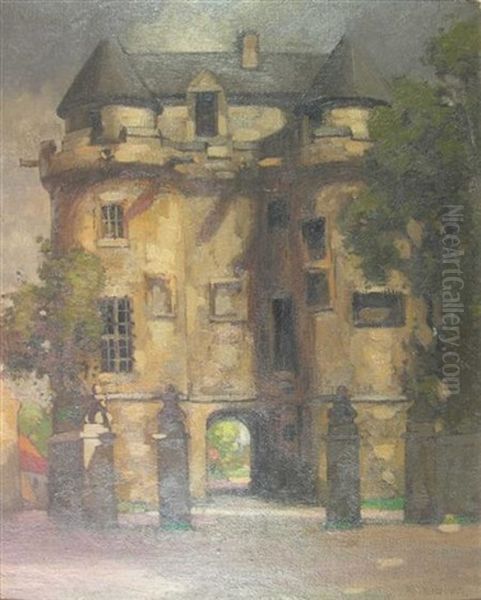 Falkland Palace Oil Painting by Spence Smith