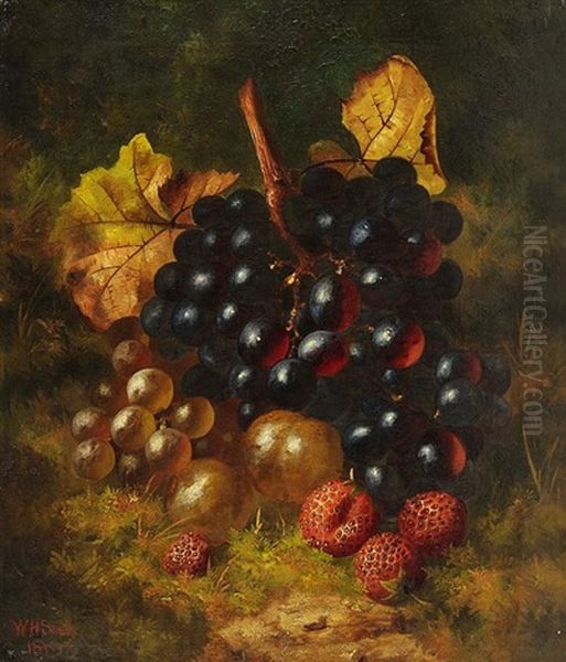 Fruchtestillleben (2 Works) Oil Painting by William H. Smith