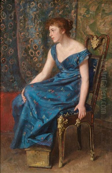 Vor Dem Ball Oil Painting by Carl Rudolph Sohn