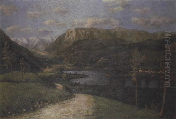 Lago D'idro Oil Painting by Erminio Soldera