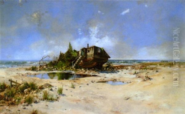 The Kelp Gatherers Oil Painting by William Louis Sonntag Jr.