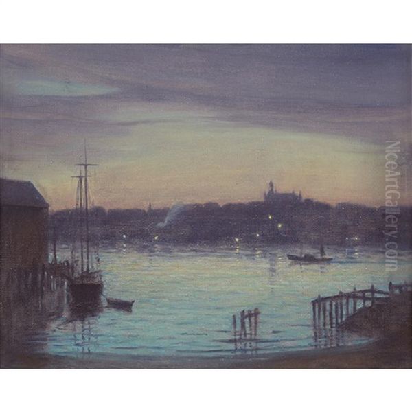 Gloucester Oil Painting by George William Sotter