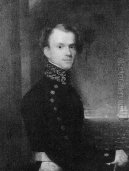 Portrait Of Edward Van Wycke Oil Painting by Frederick Randolph Spencer